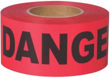Shurtape 232532 - BT 100 Non-Adhesive Barricade Tape - Red - 2 - 3 mil - 3in x 1000ft - 1 Case (16