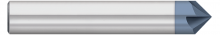 Titan Cutting Tools TC95438 - Chamfer Mills - 4 Flute - Pointed Tip
