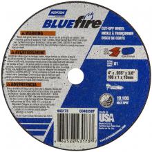 Saint-Gobain Abrasives Inc. 66252843173 - 4 x .035 x 3/8 In. BlueFire Cut-Off Wheel 46 X T01/41