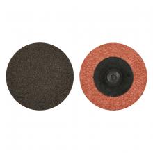 Saint-Gobain Abrasives Inc. 66623319009 - 2 In. Metal Quick-Change Cloth Disc Type III P80 Grit R766 AO