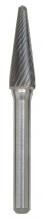 Sowa Tool 170231 - 1/8" SL-42 Standard Cut 14º Included Angle Taper With Radius End Carbide Burr