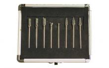 Sowa Tool 172984 - 8pc 1/8" Shank Double Cut Solid Carbide Burr Set