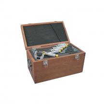 Sowa Tool 7101727 - 0-12" x 0.0001 Graduation Asimeto Enamel Micrometer Ratchet Set