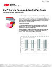 3M 7010392194 - 3M™ Automotive Acrylic Plus Premium Attachment Tape 06388, Black, 1.12 mm, 1/2 in x 20 yd, 12 Roll/C