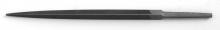 Simonds Saw 83484600 - 4 THREE SQ Round Handled Needle File w/Handle 2 cut