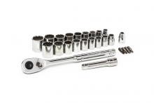 Apex CSWS7C - SOCKET WRENCH SET,25PC,3/8"DR,SAE/MM