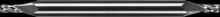RobbJack T6-400-04-A - T6-400-04-A T6 Series Tuffy Grade Carbide End Mill