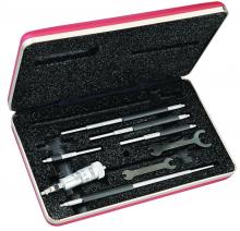 LS Starrett 124MAZ - INSIDE MICROMETER SET, 50-200mm RANGE