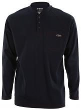 MCR Safety H1NS - MCR Safety H1NS FR Long Sleeve Henley Navy S