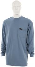 MCR Safety LST1MBX4T - MCR Safety LST1MBX4T FR Long Sleeve Shirt Med. Blue X4