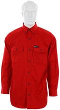 MCR Safety S1RS - MCR Safety S1RS FR Long Sleeve Work Shirt Red S