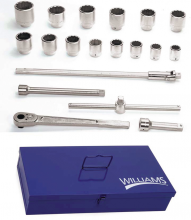 Williams JHWX-1296 - 1" Drive 12-Point SAE 3" Shallow Socket