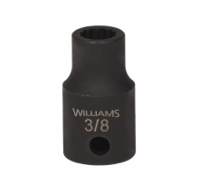 Williams JHW35512 - 1/2" Drive SAE 3/8" Impact Shallow Socket