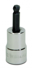 Williams JHWBA-10HBA - 3/8" Drive SAE 5/16" Ball Tip Hex Bit Socket