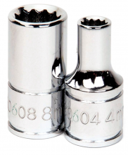 Williams JHW30610A - 1/4" Drive 12-Point Metric 10 mm Shallow Socket