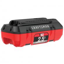 CRAFTSMAN CMCB6025 - CRAFTSMAN V60 2.5Ah Lithium Ion Battery