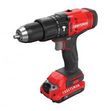 CRAFTSMAN CMCD711C2 - CRAFTSMAN V20* Cordless 1/2-in. Hammerdrill Kit (2 Batteries)