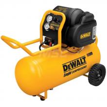 DEWALT D55167 - DEWALT Compressor, Oil Free, High Pressure, Low Noise, Horizontal, Portable, 15-Gallon, 1.6 Hp, 225 