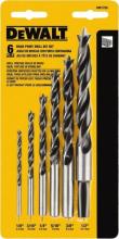 DEWALT DW1720 - DEWALT Drill Bit Set, Brad Point, 6-Piece