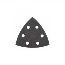 DEWALT DWASPTRI12 - DEWALT Hook And Loop Triangle 120 Grit Sandpaper, 12-Pack , Black