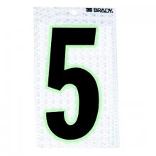 Brady 30105 - Brady Glow-In-The-Dark/Ultra Reflective Numbers