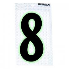 Brady 30108 - Brady Glow-In-The-Dark/Ultra Reflective Numbers