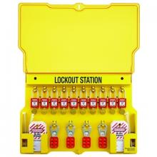 Master Lock 1483BP410 - Master Lock Safety Series Lockout Stations with Key Registration Cards