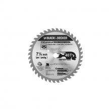 BLACK AND DECKER 67-757 - BLACK+DECKER 7-1/4-Inch 40-Tooth Bulk Piranha Saw Blade