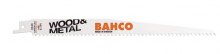 Bahco BAH901282SL5 - 5 Pack 12" Bi-Metal Reciprocating Saw Blade 8/12 Teeth Per Inch For Cutting Wood and Metal