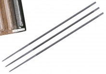 Bahco BAH16884.06 - 6 Pack 8" Round Chain Saw File 5/32" Diameter, must order in increments of 6