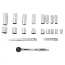BLACKHAWK BY PROTO 3820NB - BLACKHAWK SET 20PC 3/8" DR 6PT DP STD IN