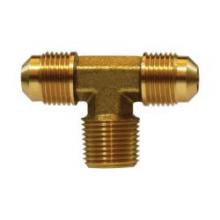 Midland Industries 04045-0408 - AMC® 04045 SAE 45 deg Male Flared SAE 45 deg Male Flared MNPT Brass Branch Tee