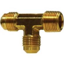 Midland Industries 10353 - MIDLAND INDUSTRIES 1034 Male NPTF SAE 45 deg Male Flared Brass Run Tee