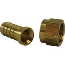 Midland Industries 32326 - MIDLAND INDUSTRIES 321 Hose 45 deg Flared Female Brass Swivel Adapter