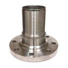 Midland Industries CNFL-200CR-SS316 - BUCHANAN RUBBER CNF Flanged Hose Barbed Stainless Steel Crimplok Combination Nipple