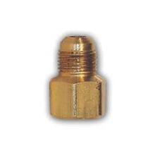 Midland Industries LF46-42 - MID-AMERICA FITTINGS LF46 SAE 45 deg Male Flared FPT Brass Adapter