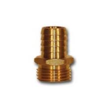 Midland Industries LF29MGH-812 - MID-AMERICA FITTINGS LF29MGH Hose Barbed 3/4 in MHT Brass Male End Coupling