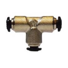 Midland Industries 20614N - MIDLAND INDUSTRIES 206 Push-In Brass Nickel-Plated Union Tee