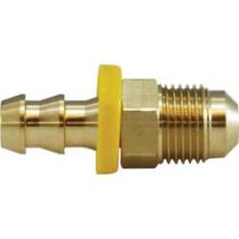 Midland Industries 30245 - MIDLAND INDUSTRIES 302 Push-On Hose Barbed SAE 45 deg Male Flared Brass Adapter