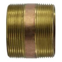 Midland Industries 40213 - MIDLAND INDUSTRIES 40 MPT Brass Seamless Pipe Nipple