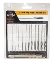 Brush Research Manufacturing 81AMMKIT - 81-A KIT Miniature Stainless Steel Deburring Brush Kit-Metric Sizes (12/Pack)
