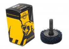 Brush Research Manufacturing BMC16AY320SC - BRM BMC16AY320SC 1.75" Mandrel Mounted Wheel, 320 Grit Silicon Carbide, .250" Shank Dia., .3