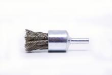 Brush Research Manufacturing BNH620 - BRM BNH620 Knotted End Brush. .750" Dia., .020CS, .875" Trim Length, .250" Shank Diamete